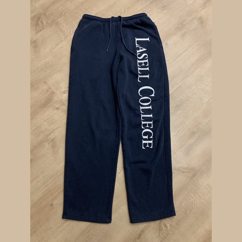 Vintage JanSport Lasell College University Lasers Sweatpants Men's Medium M Navy